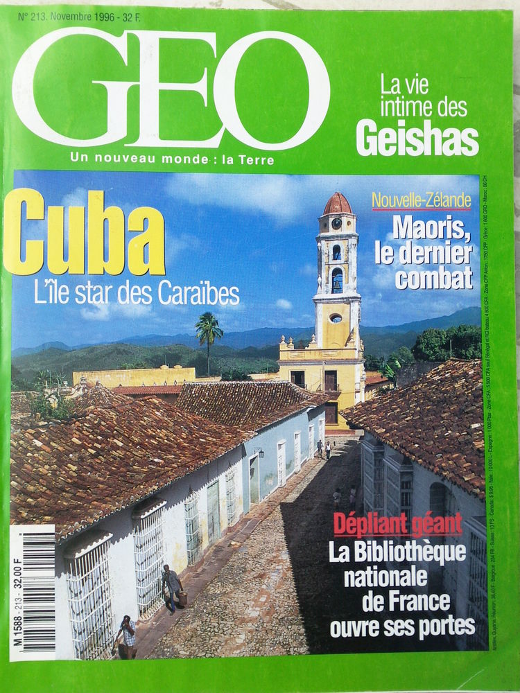 GEO N�213 Nov. 96 Cuba l'�le star des Cara�bes 0 Arros-de-Nay (64)