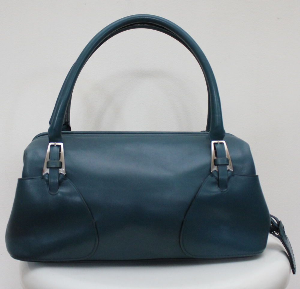 Sac cuir bleu BALLY 220 Issy-les-Moulineaux (92)