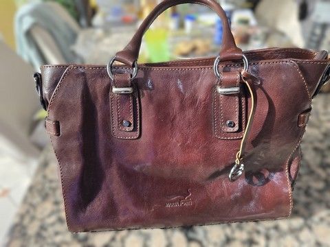 SAC CUIR MARRON MARTA PONTI 50 Mantes-la-Ville (78)