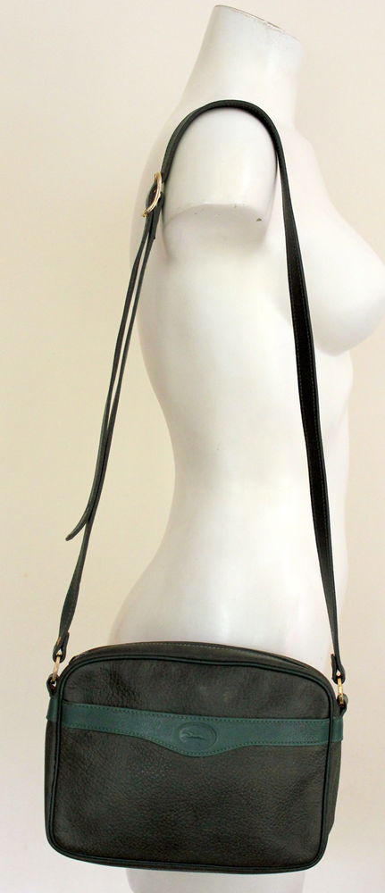 Sac cuir vert bandouli�re LONGCHAMP 90 Issy-les-Moulineaux (92)
