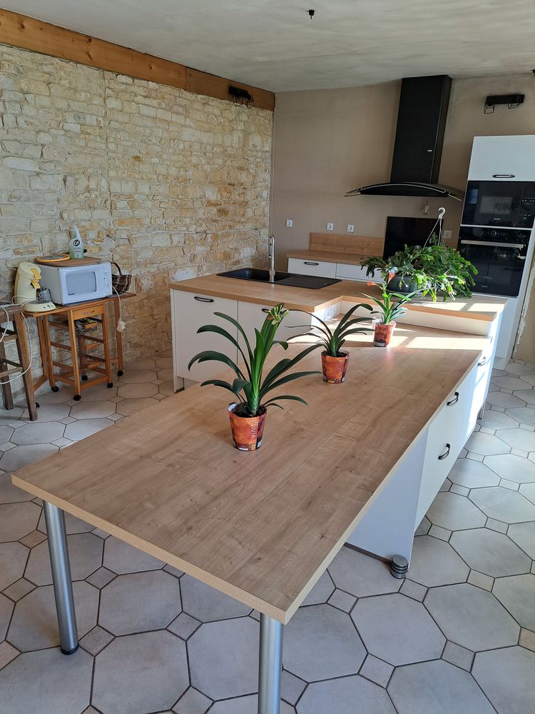 Cuisine am�nag�e avec ilot central 4000 Levet (18)