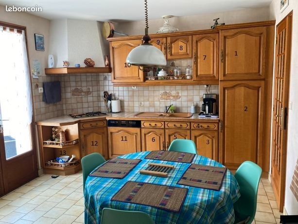 cuisine en ch�ne massif 950 Vertou (44)