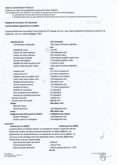 Cuisine DARTY 317 Concorde 3000 Paris 18 (75)