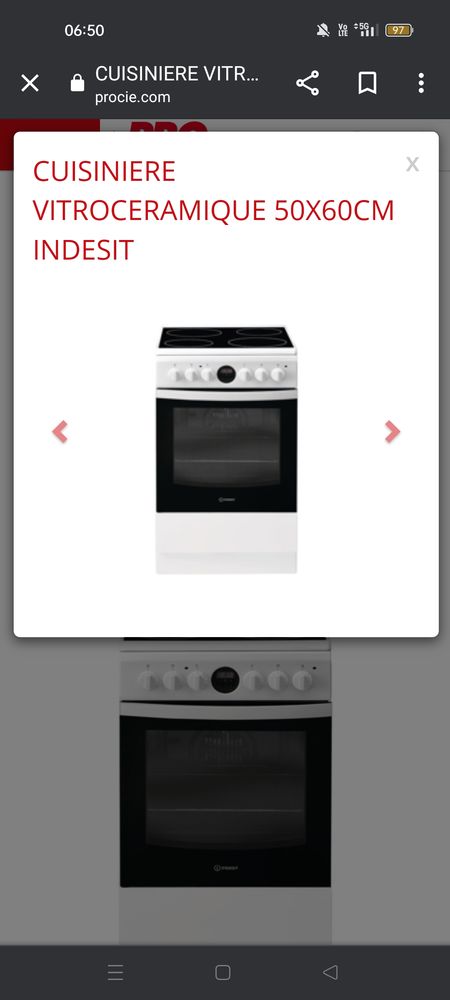 Cuisini�re Indesit 250 Monistrol-sur-Loire (43)