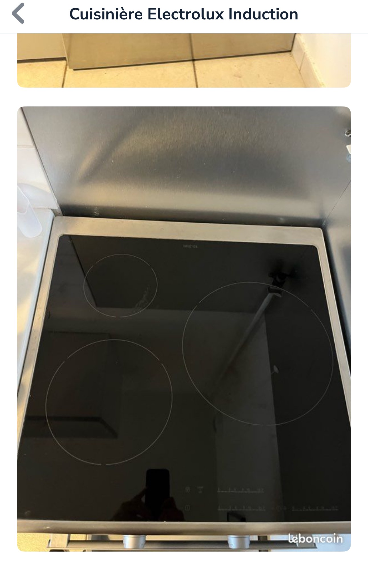 Cuisini�re induction Electrolux 450 Bourg-en-Bresse (01)