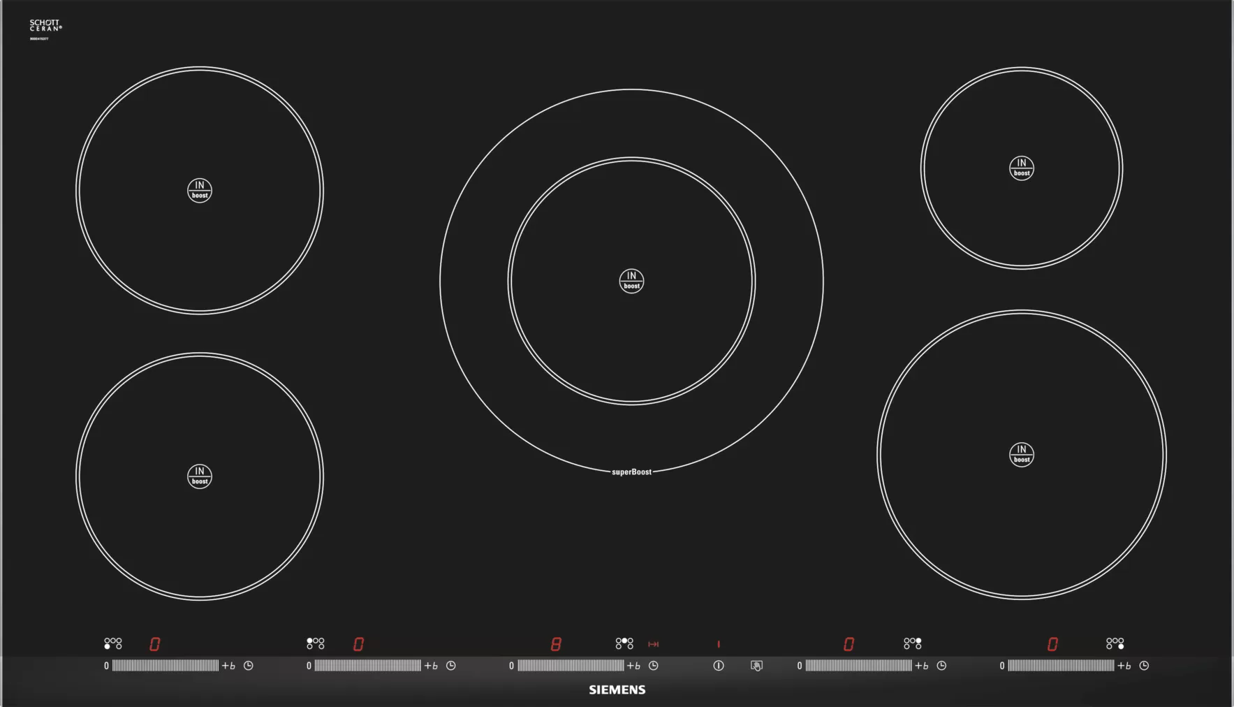 Cuisson neuf induction 5 feux  EH975SK11E SIEMENS IQ300 690 Magny-Cours (58)