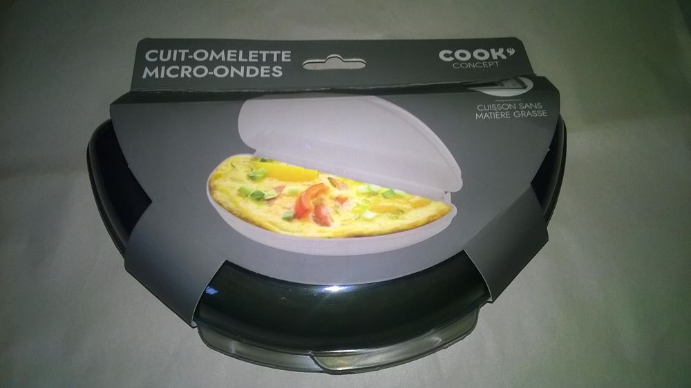 Cuit omelette micro-ondes
NEUF
Sous emballage
Marque COOK 6 Talange (57)