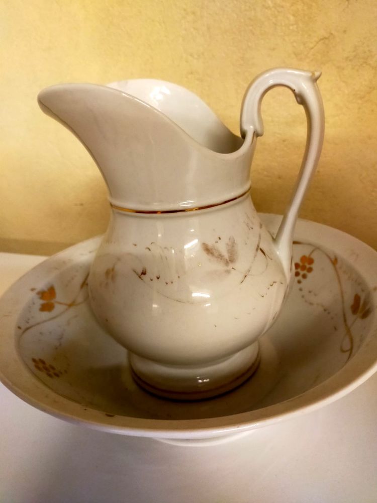 Lot cuvette et broc toilette 0 Champvert (58)