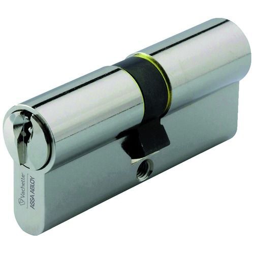 Cylindre � profil europ�en vari� type double 5 pistons laiton nickel� 30 x 30 mm 7 Lens (62)