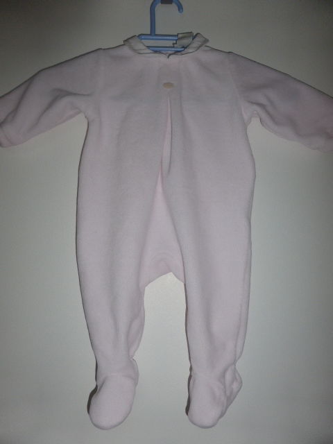 Cyrillus Pyjama velours rose col blanc brod� 3 mois 6 Rueil-Malmaison (92)