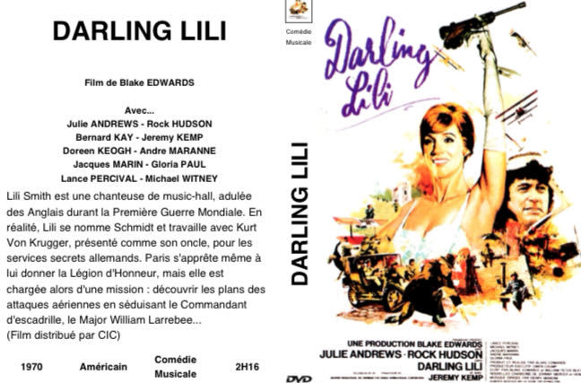  Darling Lili  (De Blake Edwards) - RARE 15 Claye-Souilly (77)