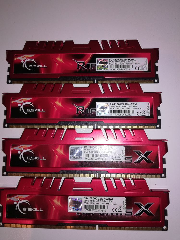 Ram DDR3 G-SKILL RIPJAWS 4x2GB PC12800 1600 Mhz 15 Toulouse (31)