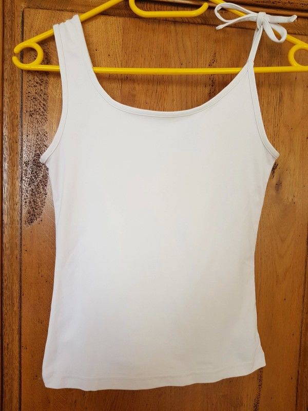 D�bardeur bretelles differentes couleur blanc casse 6 Viriat (01)