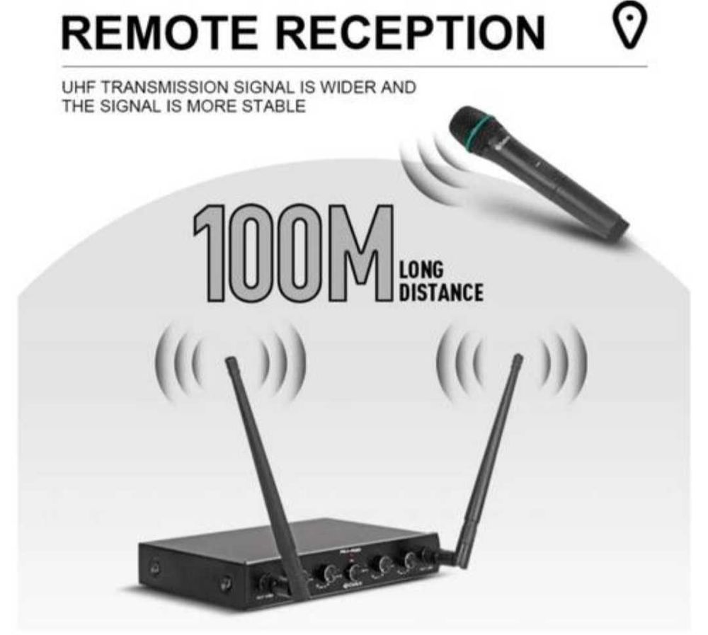 Debra Syst�me Microphone sans Fil UHF 4 Canaux 135 Yutz (57)