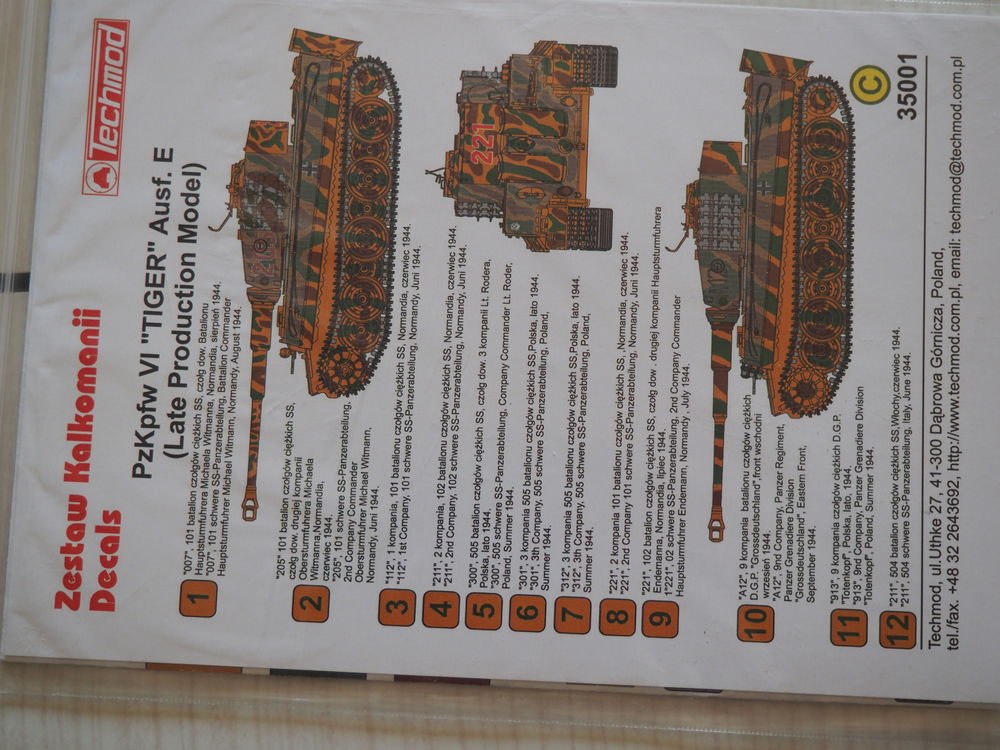 D�cals TIGRE I 1/35 15 Lunel (34)