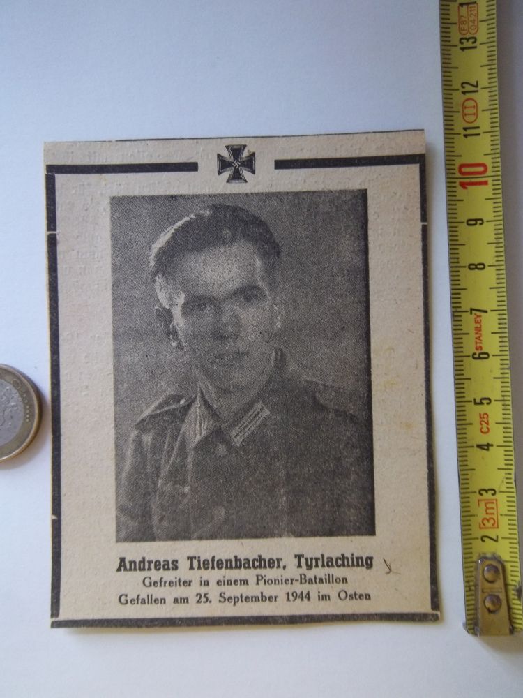 d�c�s coupure journal Soldat 2e classe bataillon de pionnier 4 Valognes (50)