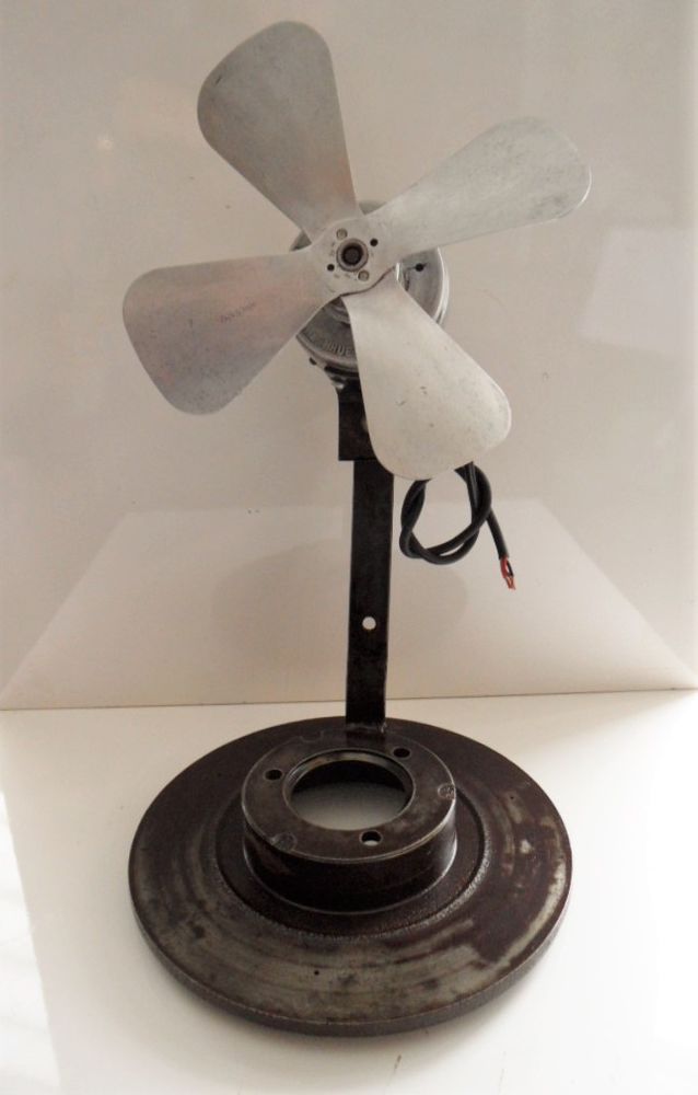 ART DECO ANCIEN VENTILATEUR 1950 PIED ARTISANAL INDUSTRIEL o 79 Marseille 11 (13)
