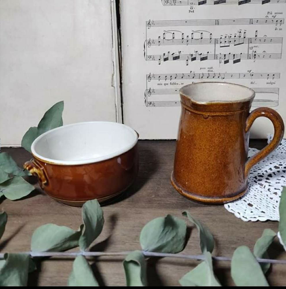 d�co fa�ence ancienne et bo�te en fer 20 Bordeaux (33)