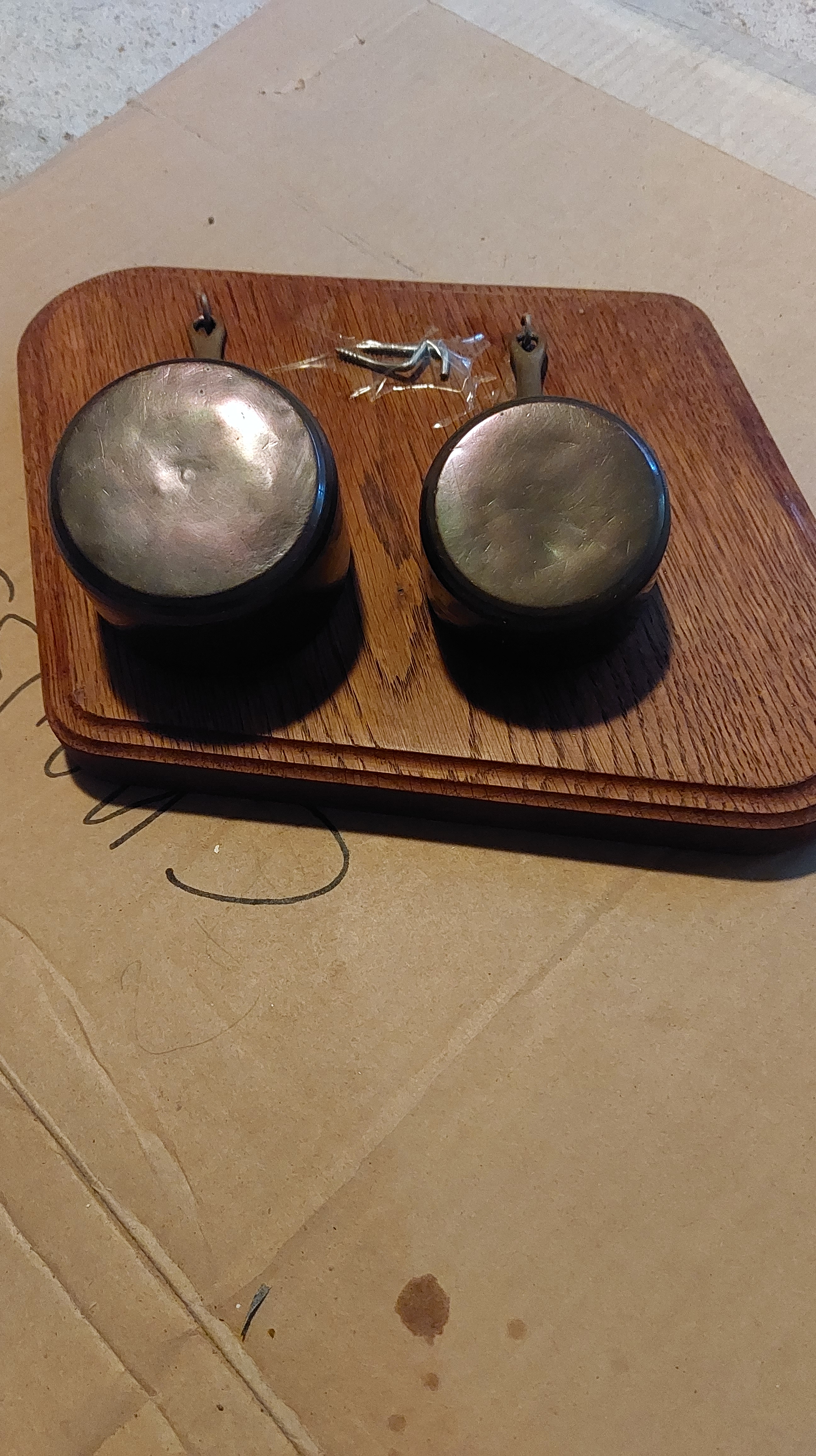 Deco support en bois et c est 2 casserole cuivre 10 Saint-Michel-sur-Orge (91)