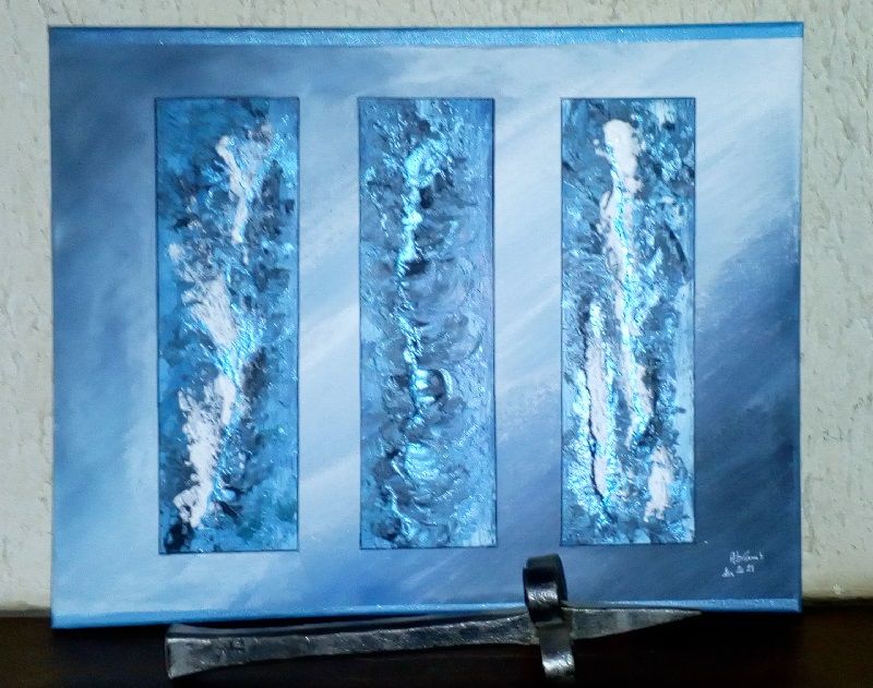 Deco toile peinture 100 �chassi�res (03)