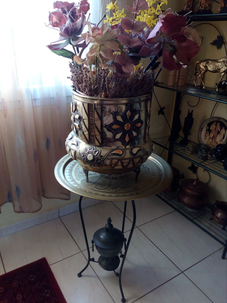 Pot d�coratif artisanal fait main + plateau 120 Graulhet (81)