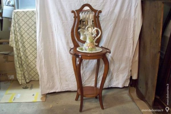 D�coration en bois et vasque �maill� 190 Andr�sy (78)