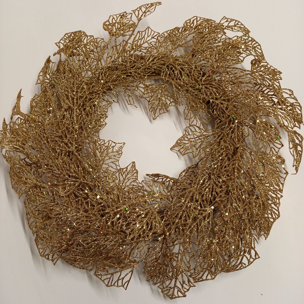 D�coration, couronne en or (imitation) pour la porte d'entr� 29 Saumur (49)