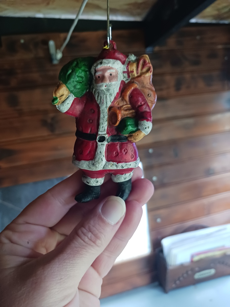 D�coration de No�l P�re No�l avec Sac de Cadeaux d�co 1 Thourotte (60)