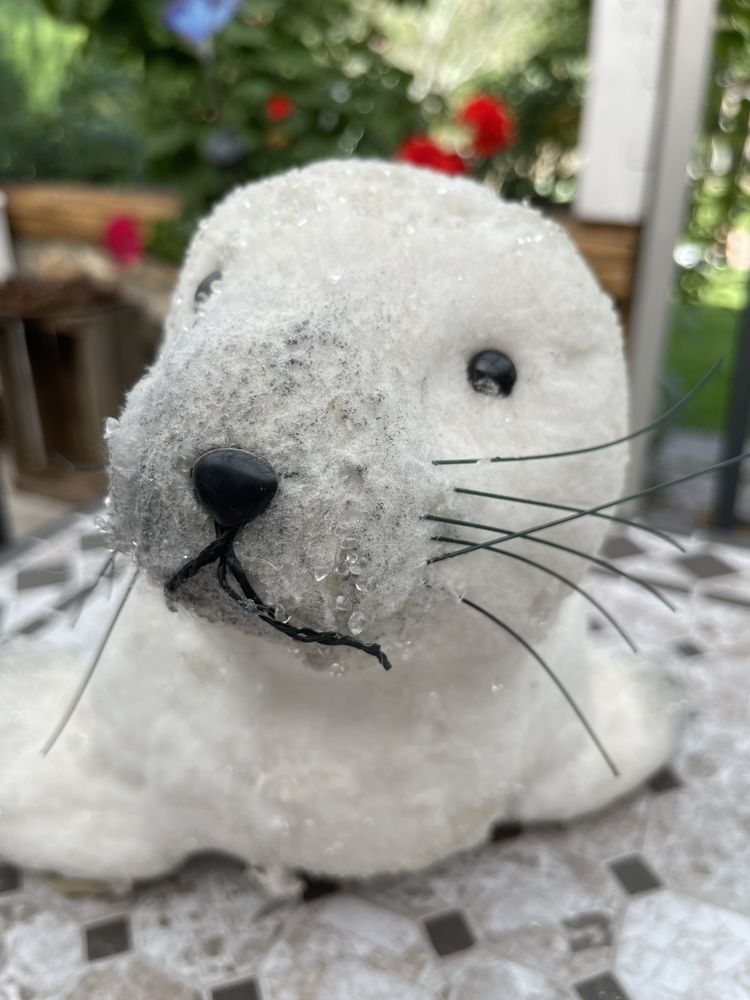 D�coration No�l phoque 27 Beaune-la-Rolande (45)