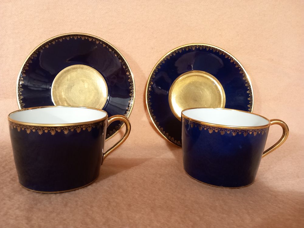 D�jeuner  t�te � t�te  en porcelaine de limoges 95 Paris 9 (75)