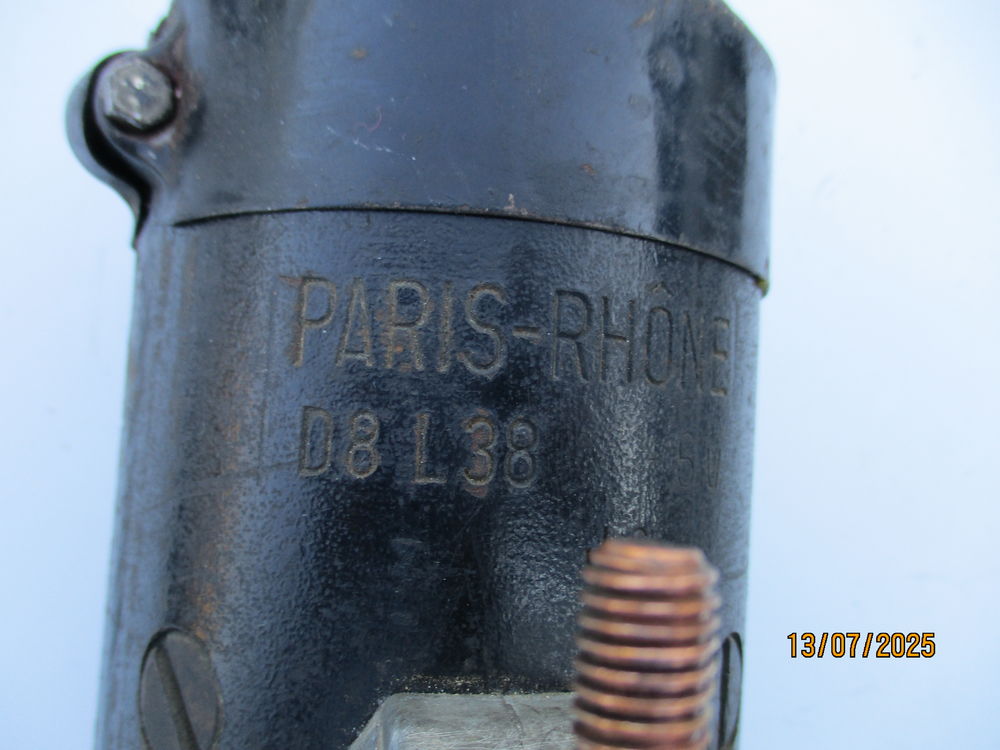 D�marreur � tirette Paris-Rh�ne D8L38 6v pour 2CV 40 Saint-Yrieix-la-Perche (87)