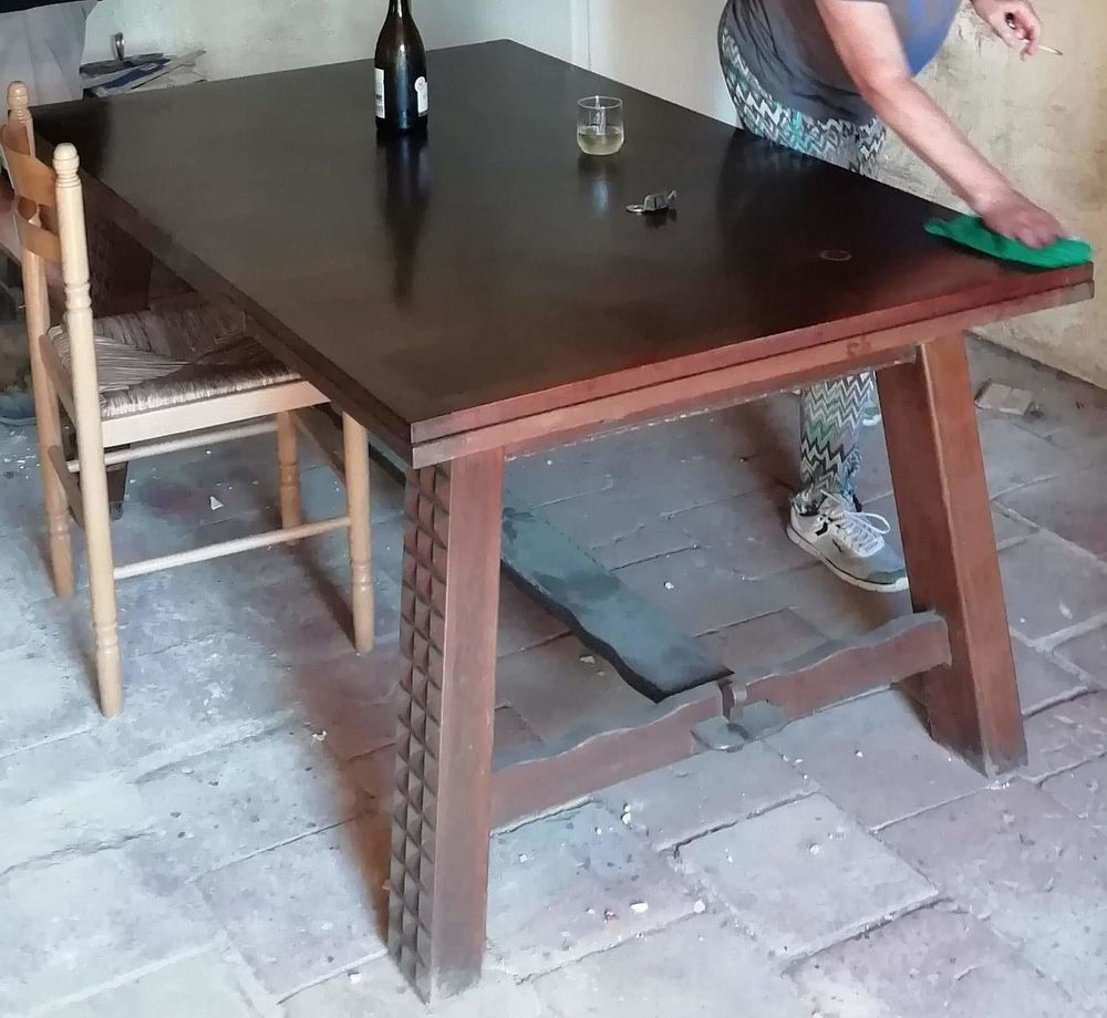 D�M�NAGEMENT 1 TABLE RECTANGULAIRE AVEC ALLONGES EN. 100 Estang (32)