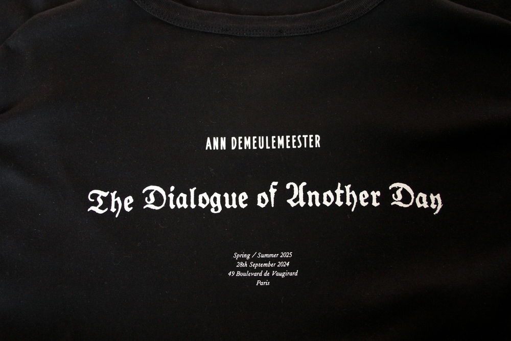 ANN DEMEULEMEESTER Black Dieter The Dialogue of Another Day 120 Issy-les-Moulineaux (92)