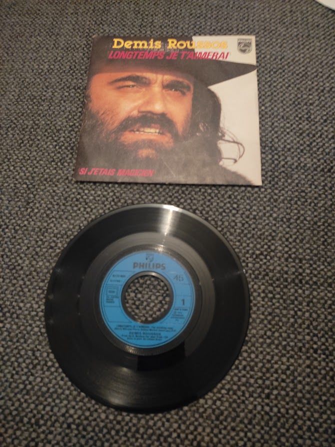 M (137) - Demis Roussos - Longtemps je t'aimerai 2 Paris 13 (75)