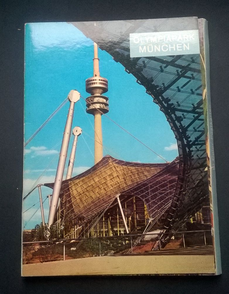 D�pliant cartes postale Parc Olympique Munich 4 Roncq (59)