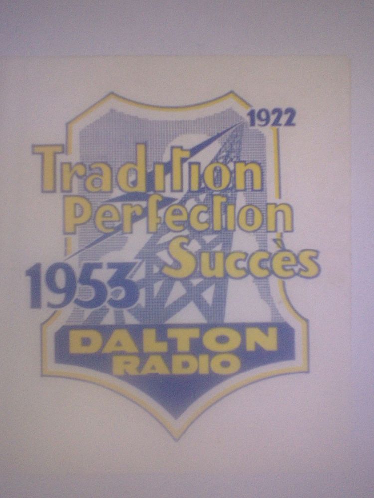 D�pliant Dalton radio SOCOBANC Toulouse 7 N�rac (47)