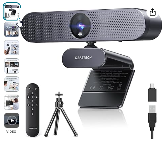 DEPSTECH DW50 Pro Webcam 4K 50 Brioux-sur-Boutonne (79)