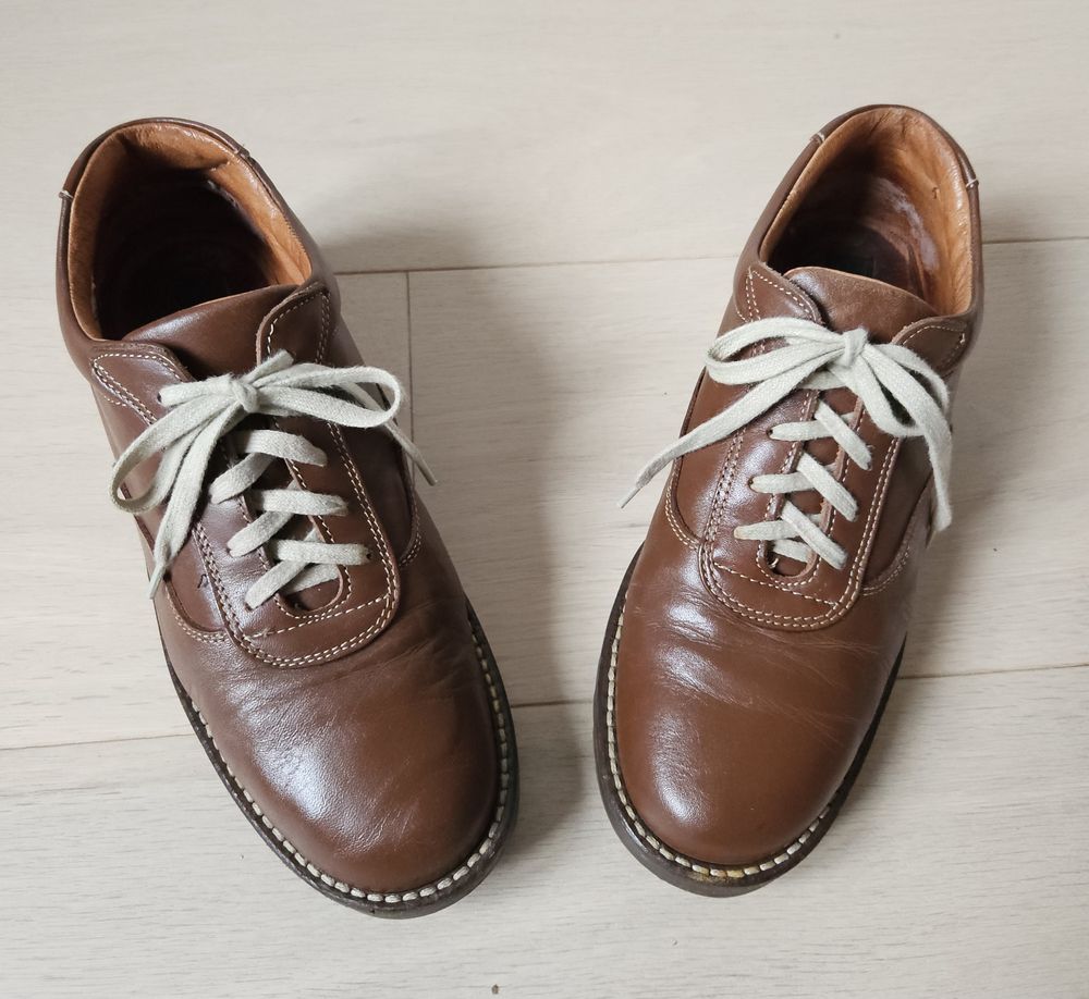 Derby cuir, Ted Lapidus, fab italienne, T 39 22 Franconville (95)