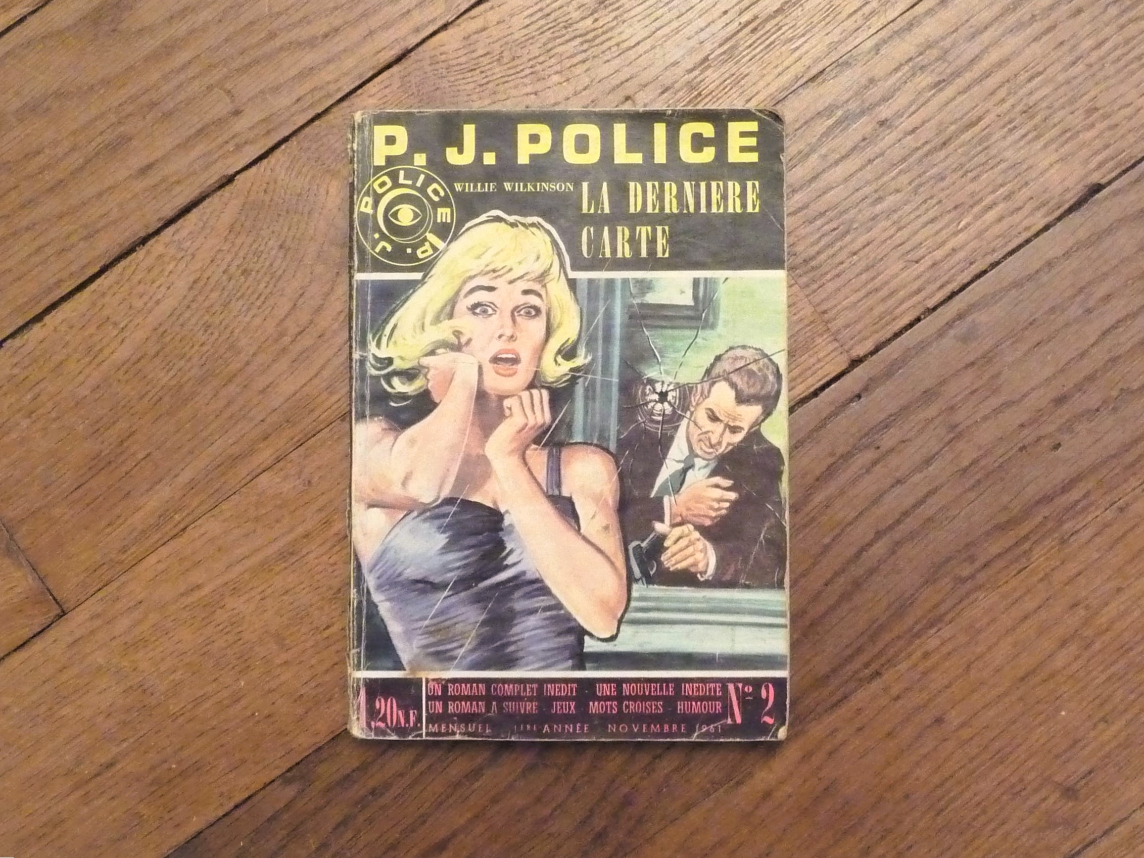 La Derni�re Carte- PJ Police n� 2- 1�re ann�e 1961 30 Paris 15 (75)