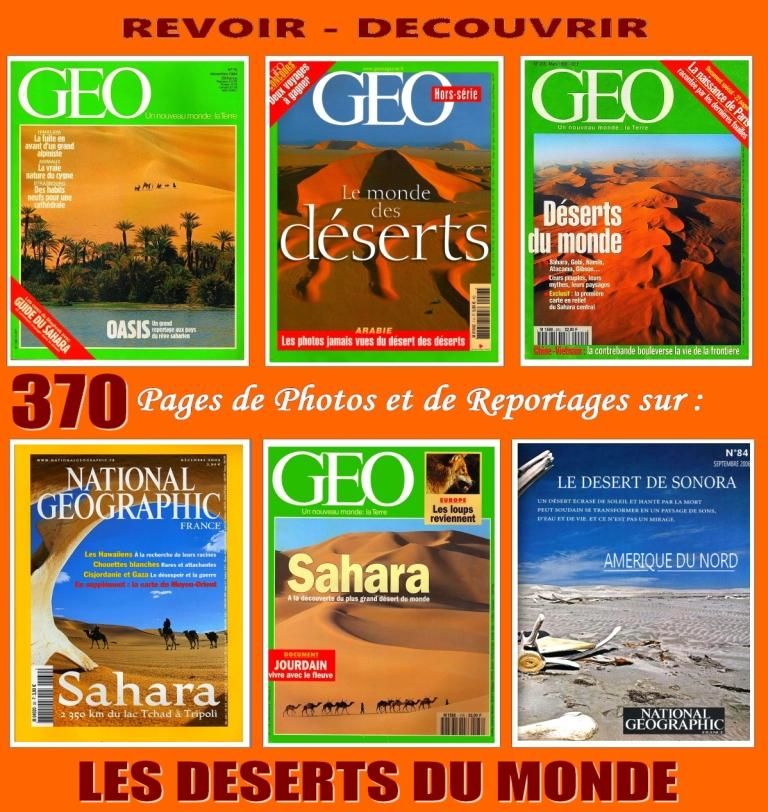 D�SERT - g�o - DU MONDE / prixportcompris 18 Toulon (83)