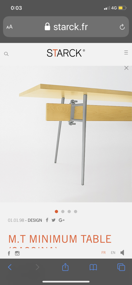 Design table de repas ou peut �tre en bureau 
800 Antibes (06)