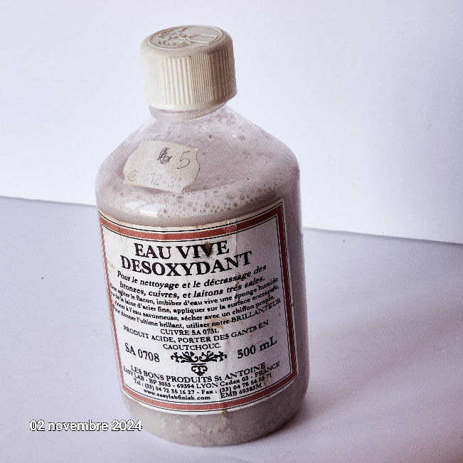 D�soxydant pour nettoyage et le d�crassage des bronzes, cuiv 8 Saumur (49)
