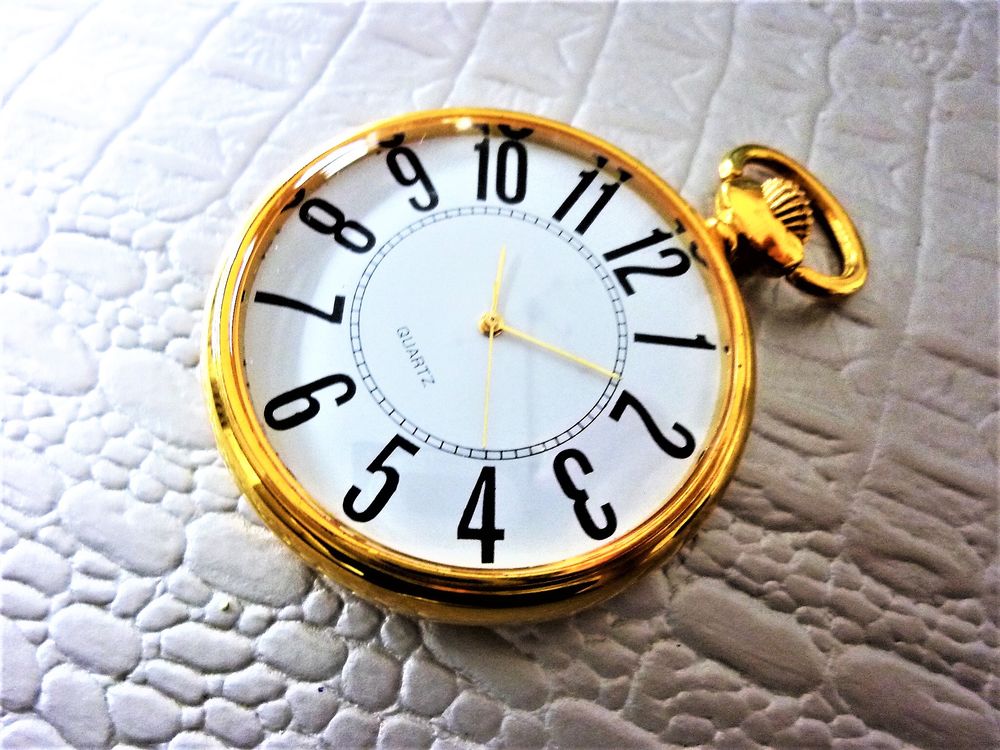 LUC DESROCHES montre gousset ferroviaire 1980 GOC0065 75 Metz (57)