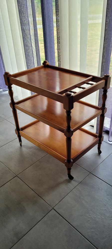 Desserte roulante en merisier 30 Vensac (33)