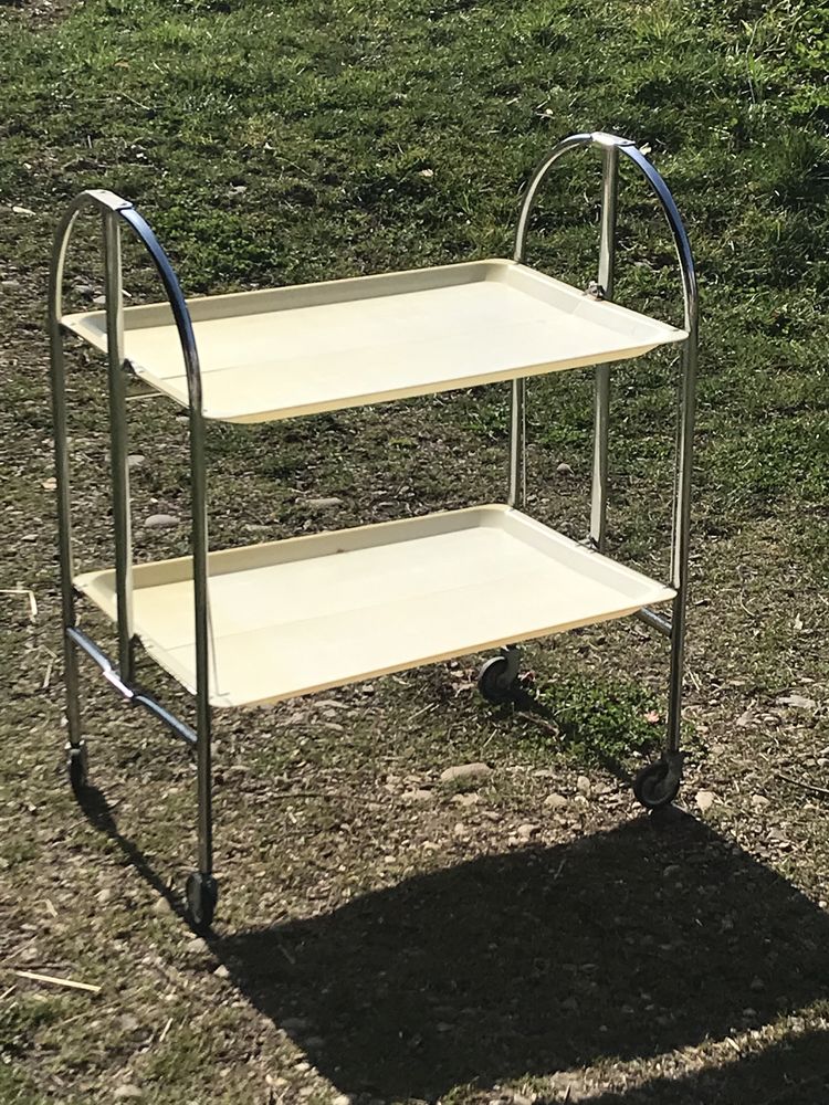 desserte � roulettes pliante des ann�es 1970 49 Mottier (38)