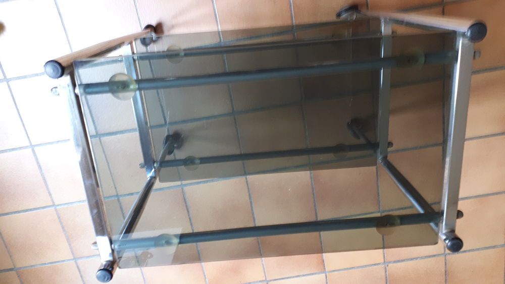 Desserte vintage � roulettes 1973 55 Saint-Ismier (38)