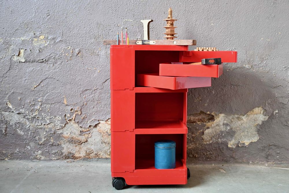 Desserteou chariot Boby Joe Colombo Bieffeplast ann�es 70 290 Wintzenheim (68)