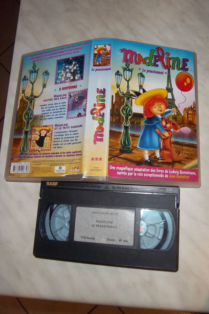 Vhs dessin anime Madeline le pensionnat 2 Colombier-Fontaine (25)