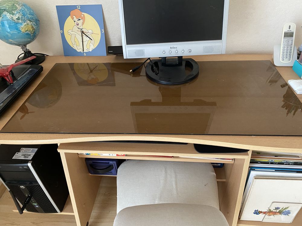 Dessus de bureau en verre tremp� 30 Ch�tillon-le-Duc (25)