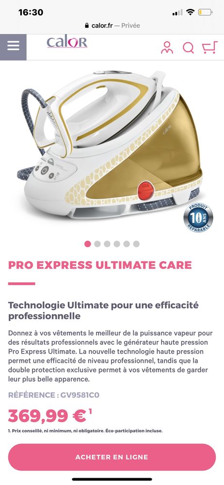 d�stockage central vapeur ( model d?expo neuve ) calor / Philips / Rowenta 80 Salon-de-Provence (13)
